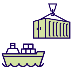 It is difficult to reserve space in ocean transport containers